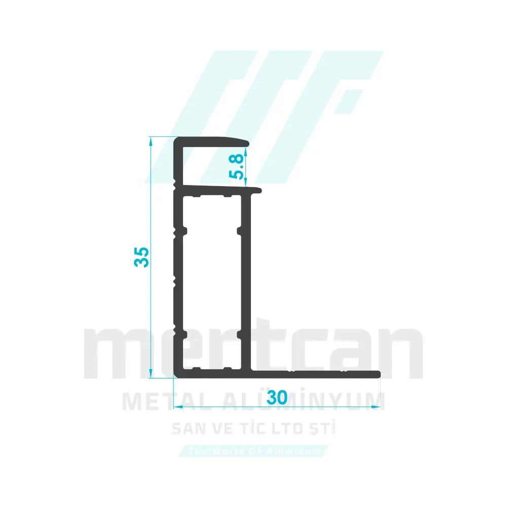 Solar System 35mm Panel Frame Profile