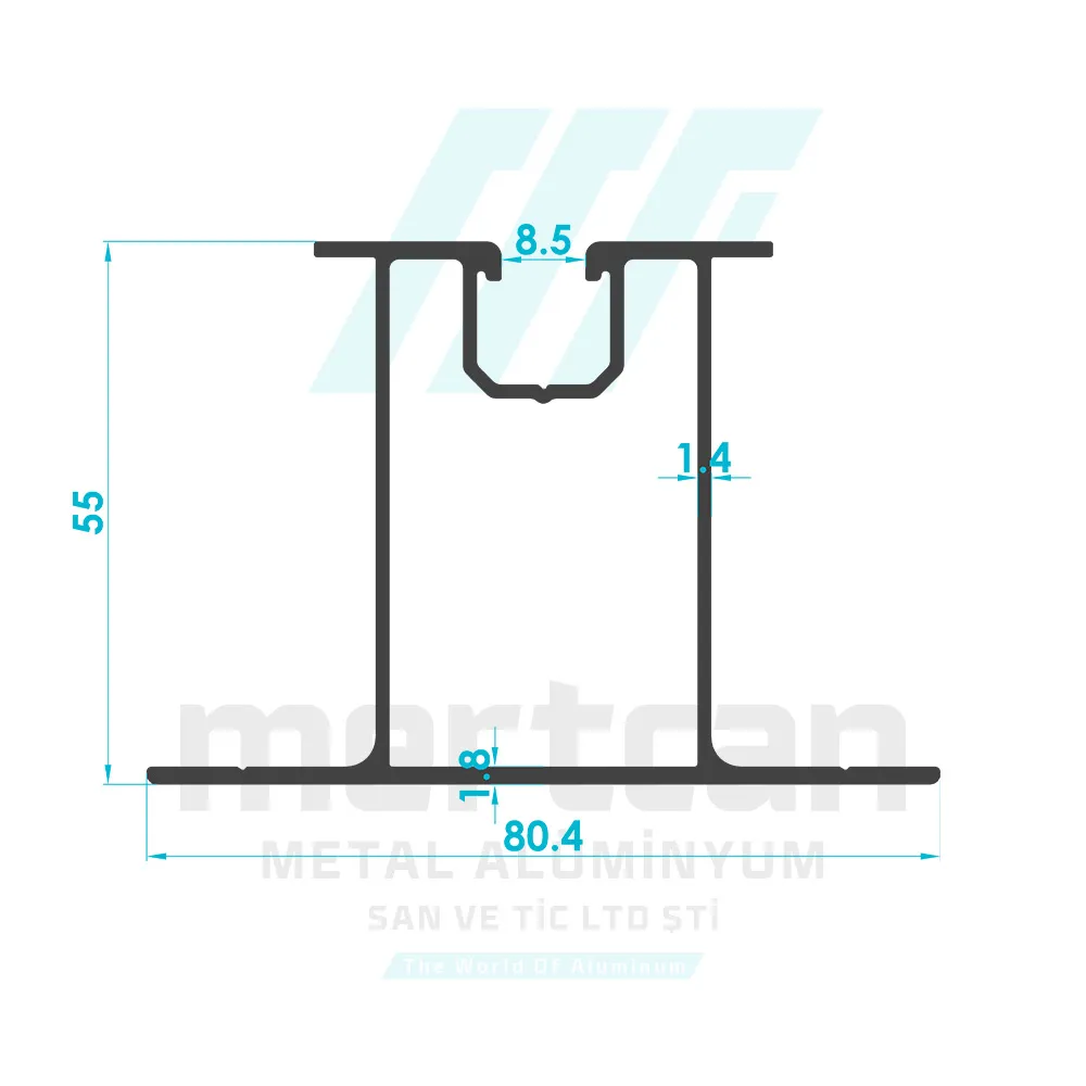 Solar System 55mm Carrier Foot Profile