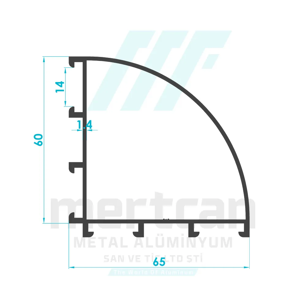 C60 Corner Turn Profile