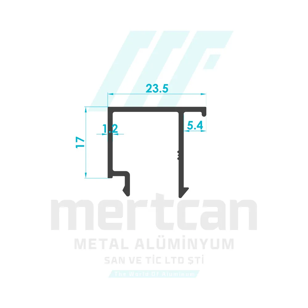 C60 Single Glazing Bead