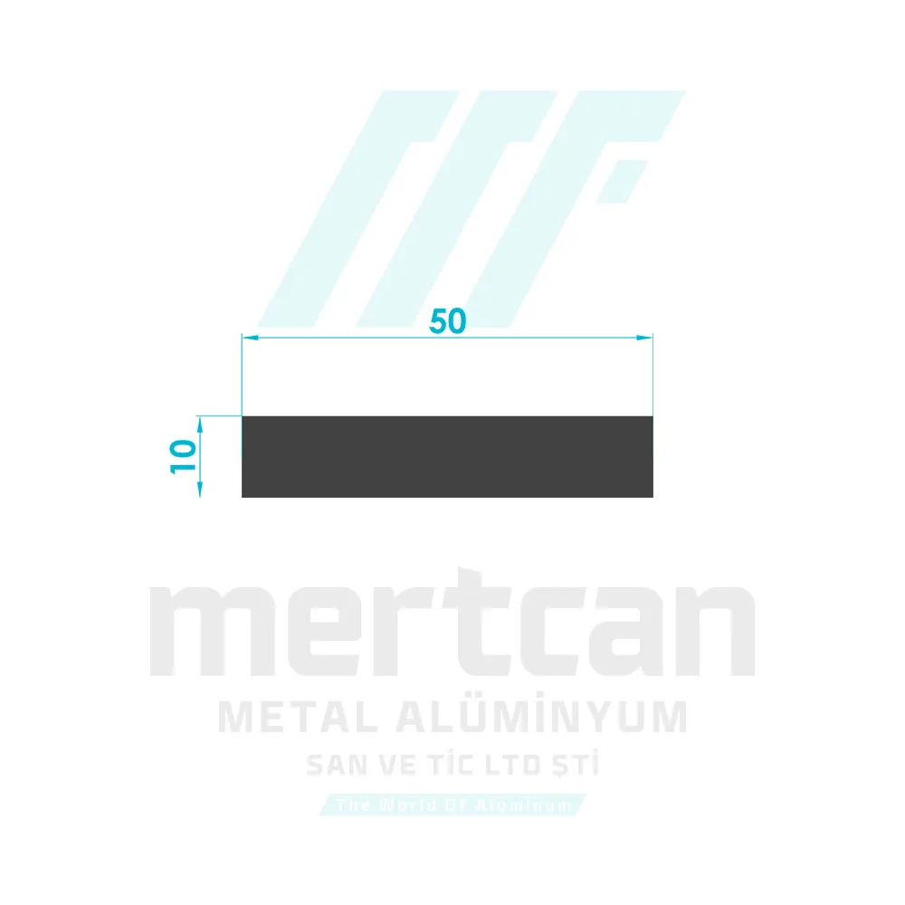 16mm Vista Glass Holder Foot Profile - Clamping Bar
