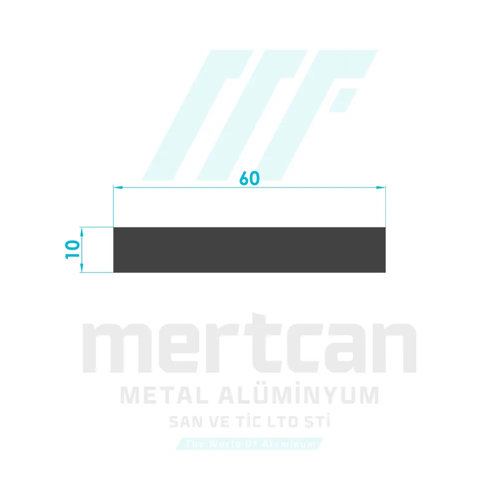 20mm Vista Glass Holder Foot Profile - Clamping Bar