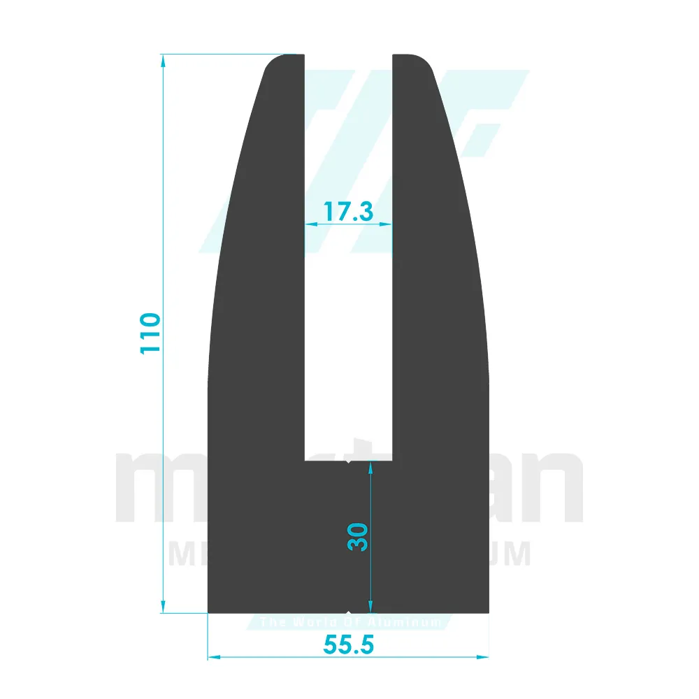 Cyprus Glass Holder Foot Profile