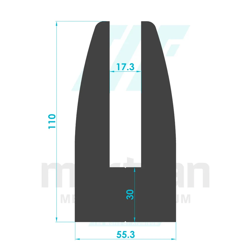 Cyprus Model Glass Holder Spigot Profile