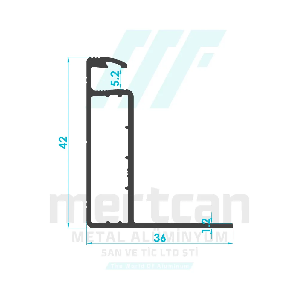 Solar System 42mm Panel Frame Profile