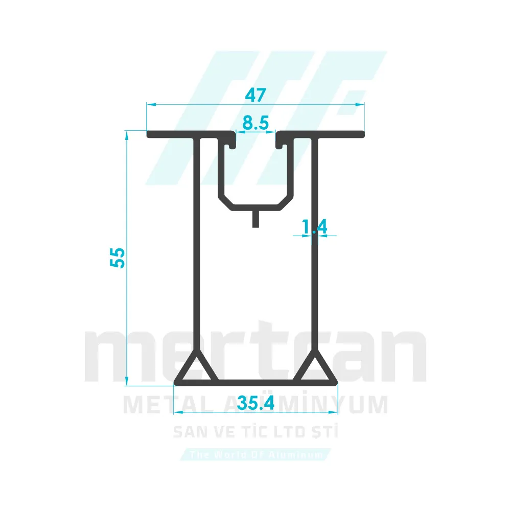 Solar System 55mm Carrier Foot Profile