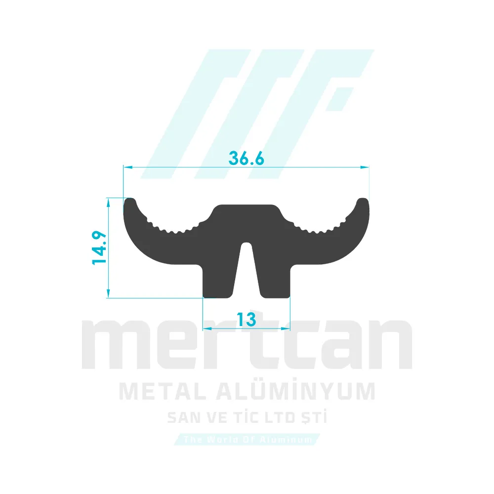 Electrical Cable Connection Terminal Profile - Bottom