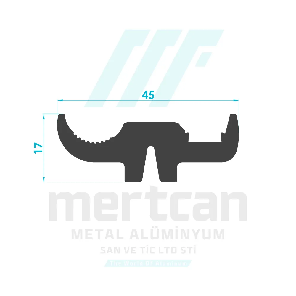 Electrical Cable Connection Terminal Profile - Bottom