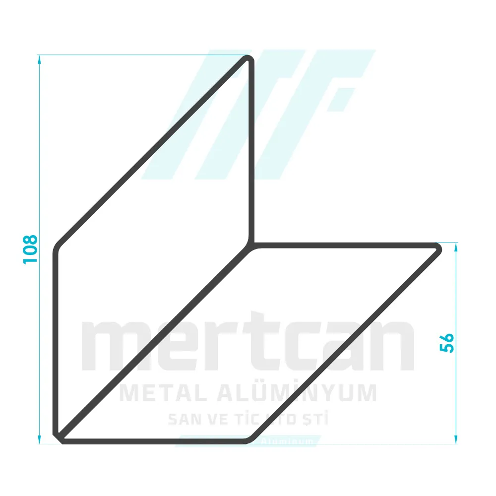 Corner Cleat Profile (56mm)