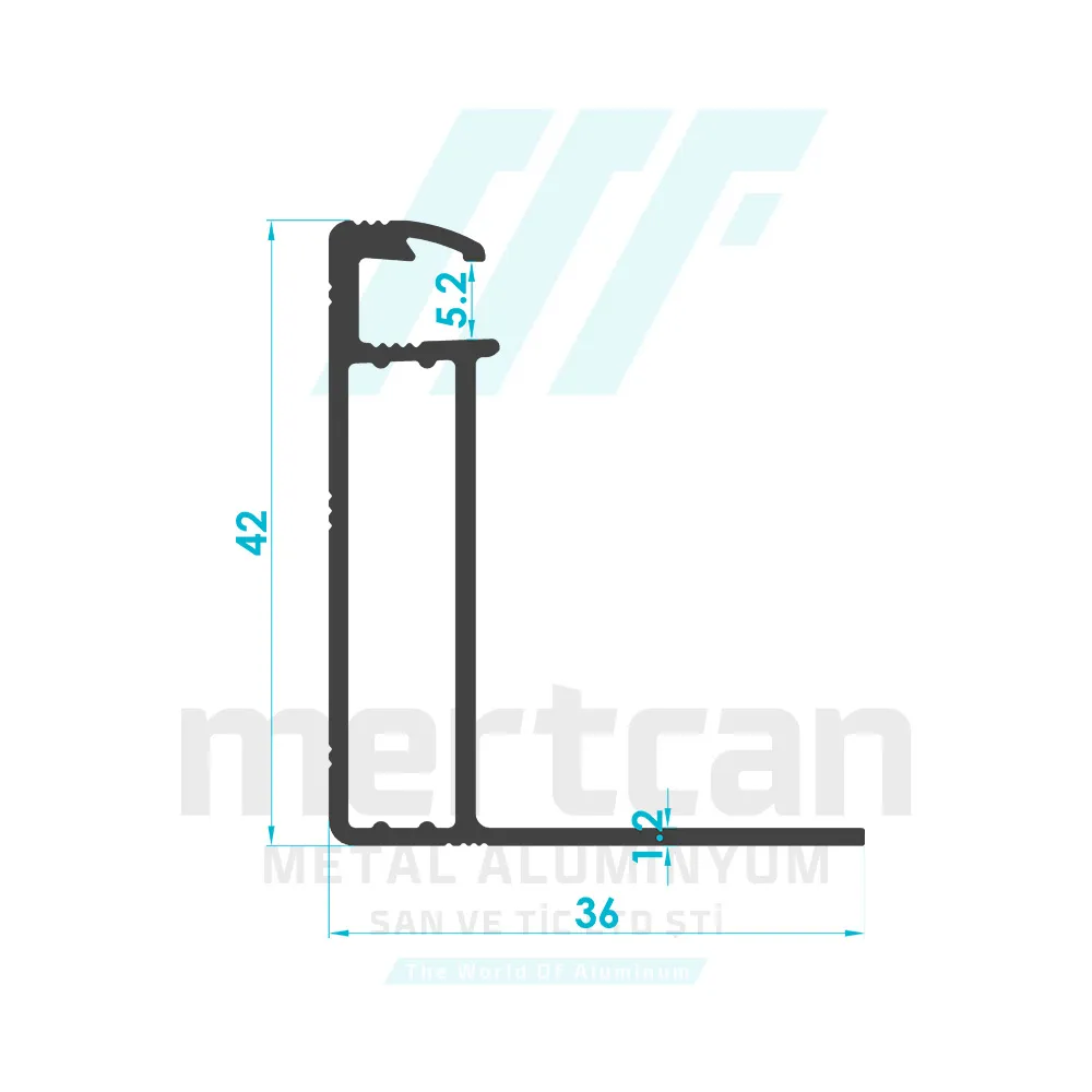 Solar System 42mm Panel Frame Profile