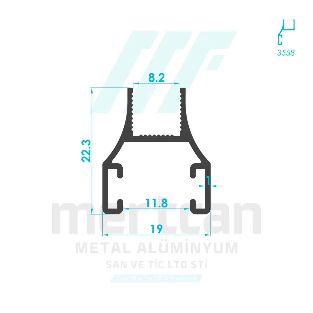 Glass Balcony Large H Profile