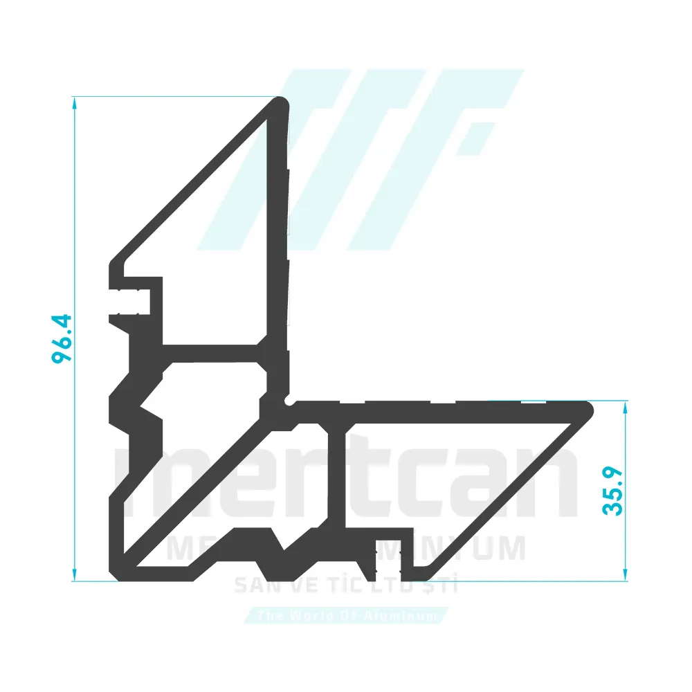 Corner Cleat Profile (35.9mm)