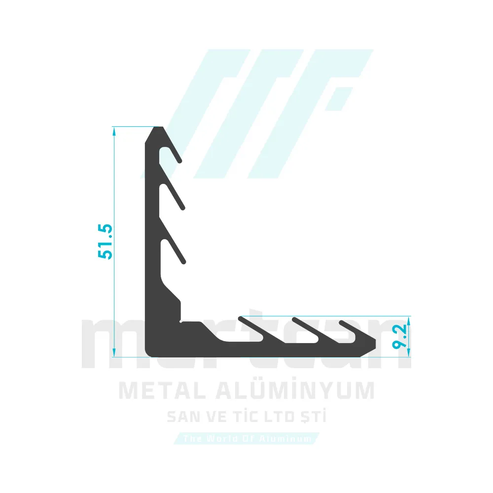 Corner Cleat Profile (8.3mm)