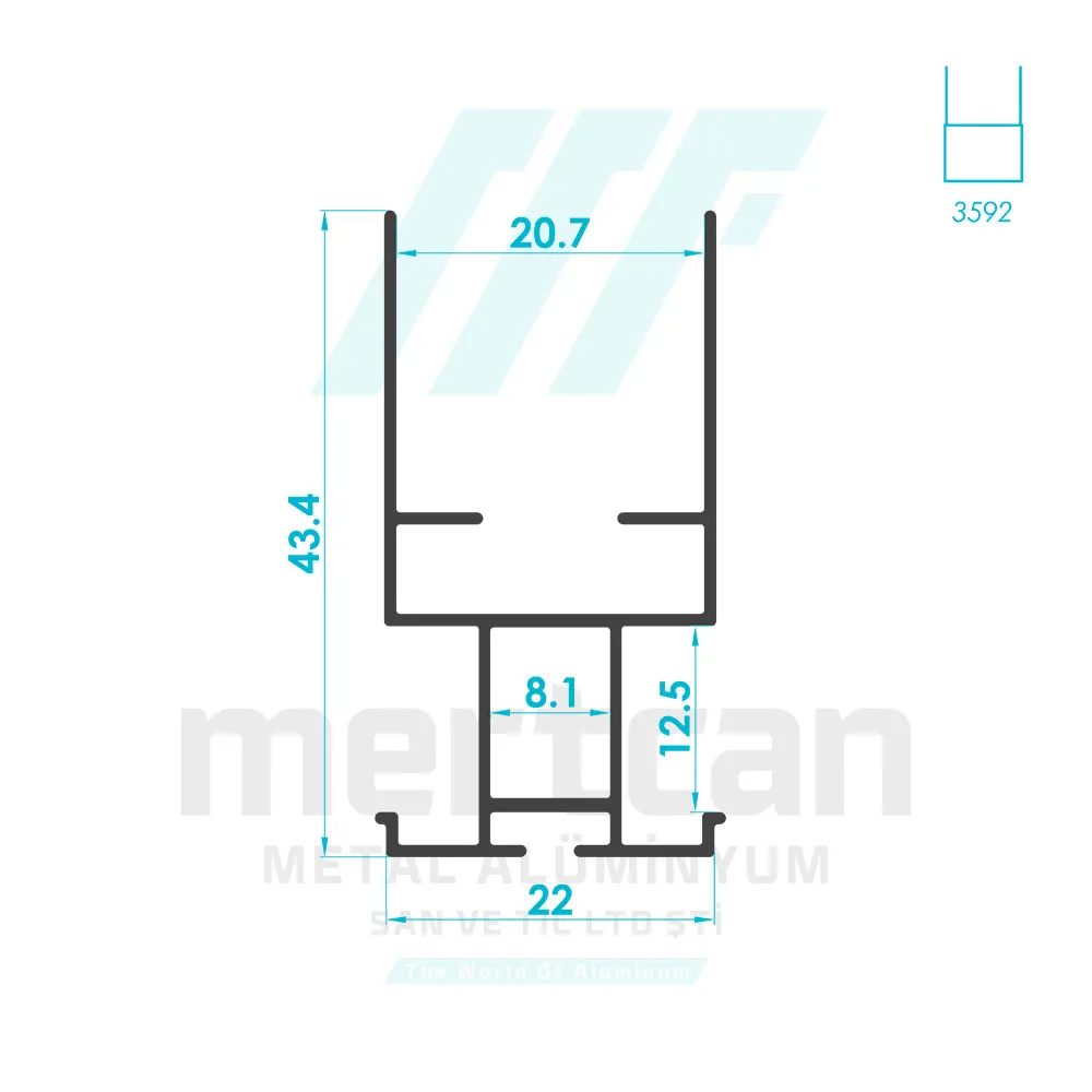Mavi Ay Pleated Fly Screen Sash Profile