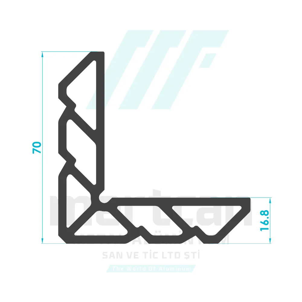Corner Cleat Profile (16.8mm)