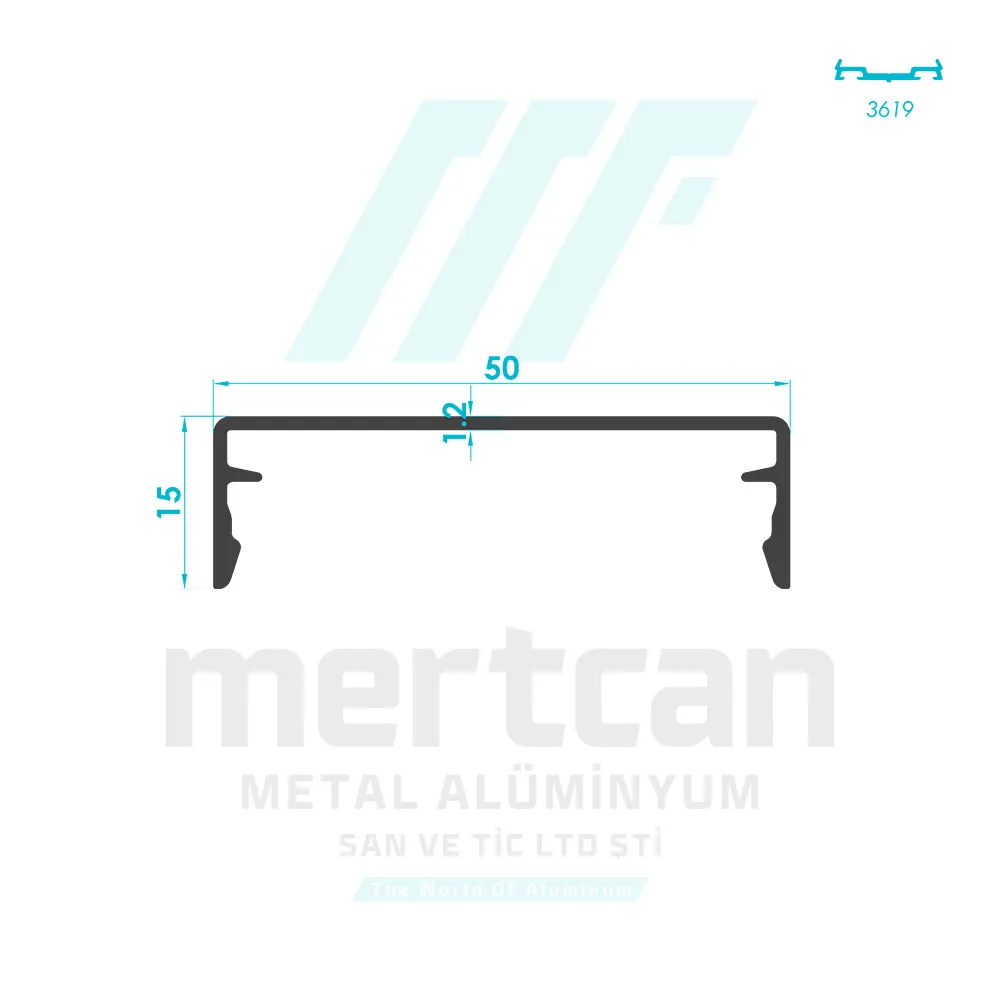 15mm Facade Cover Profile