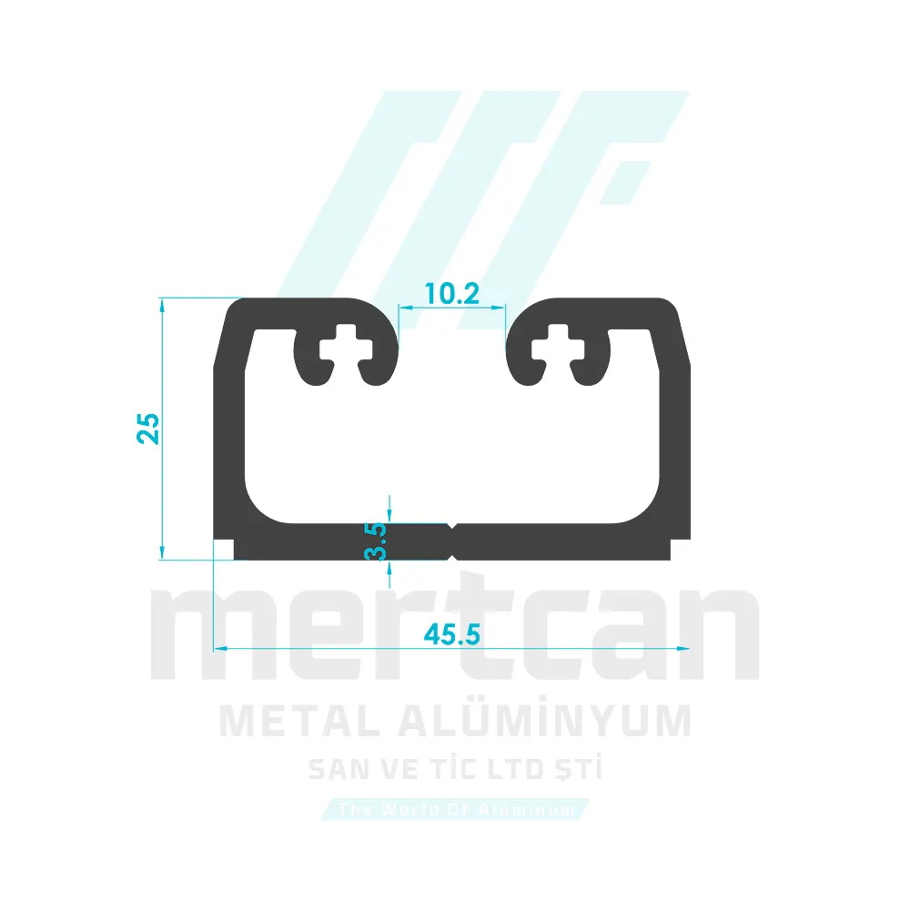 Facade Horizontal Connection Cleat Profile