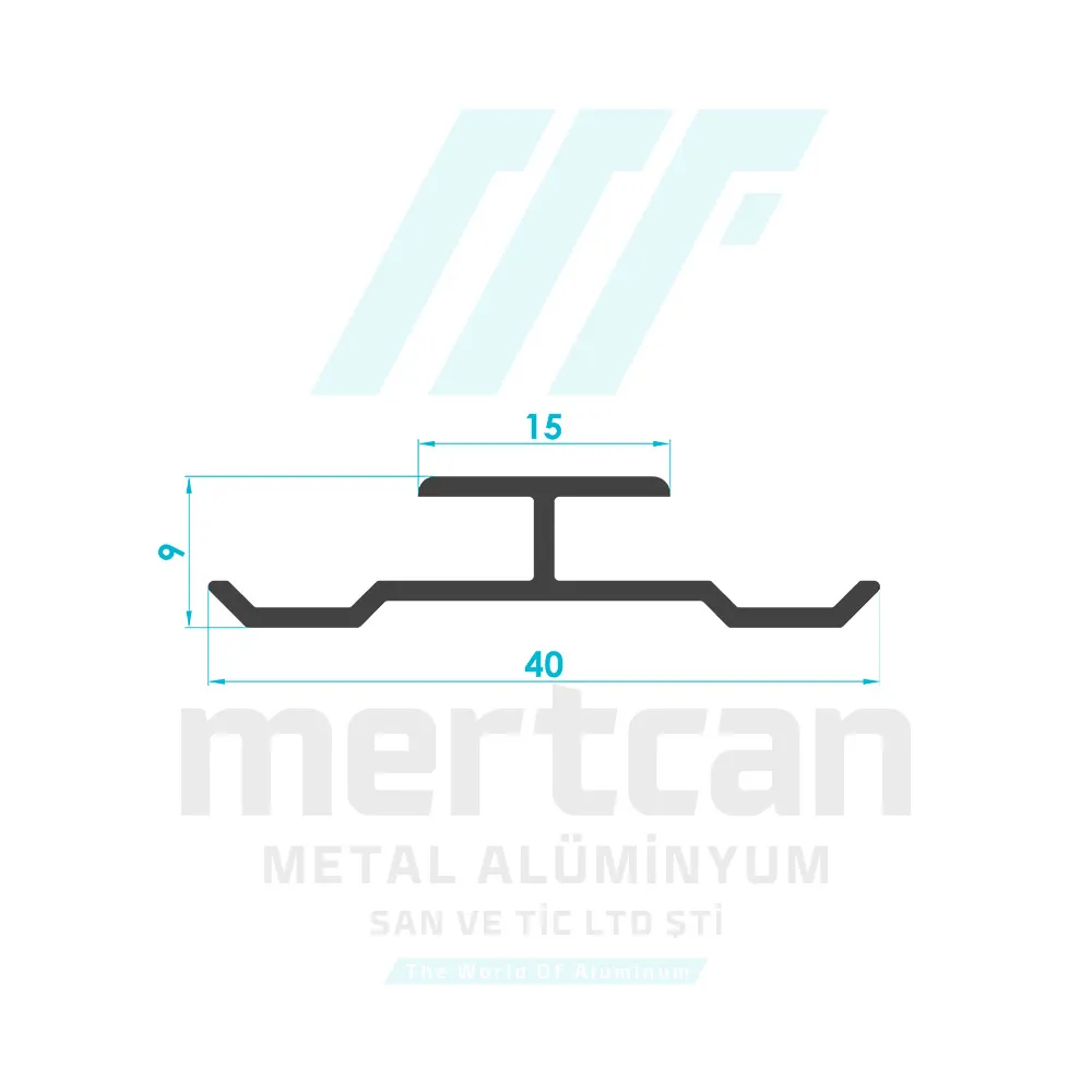 Composite Facade Unequal H Profile (5mm)