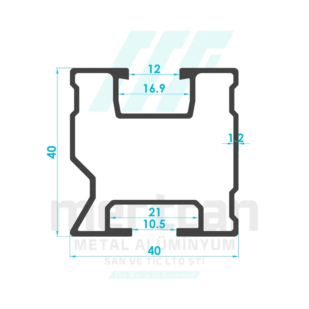 Solar System 40mm Carrier Construction Profile
