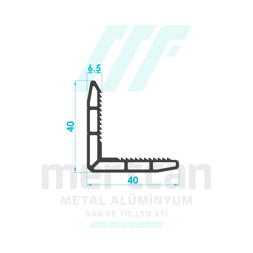 Corner Cleat Profile (6.5mm)