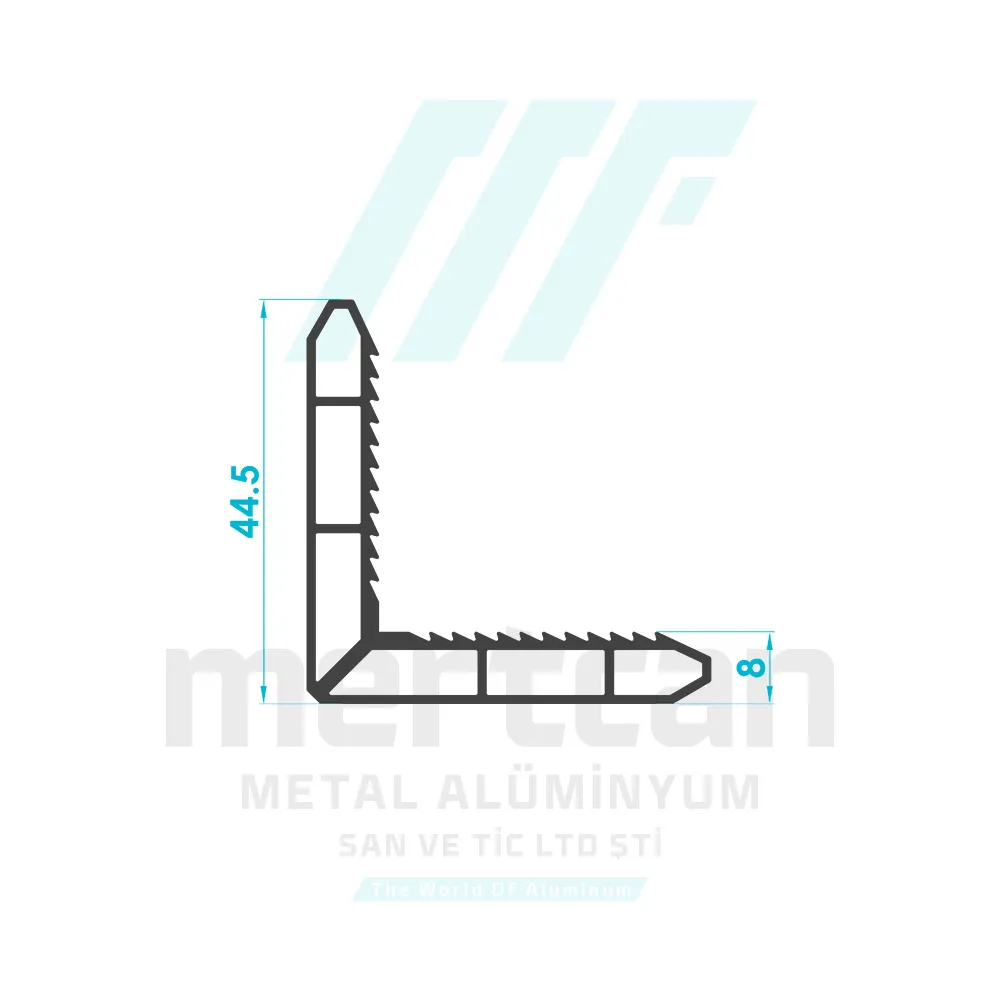 Corner Cleat Profile (7.95mm)