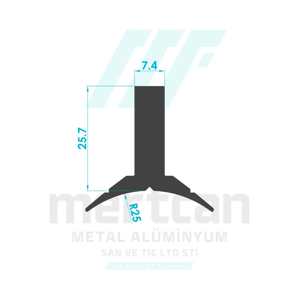 Crescent Connection Profile (7.4mm)