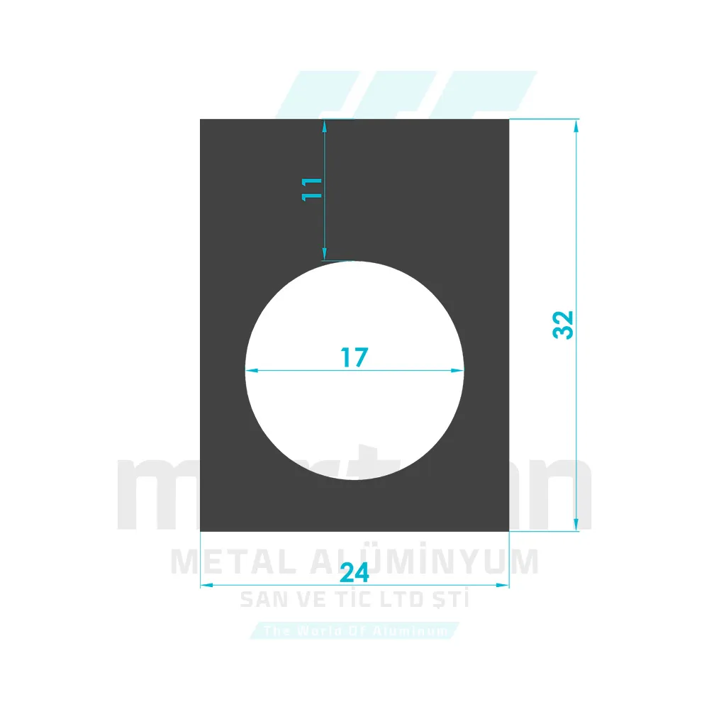 16mm No Channel Safety Bar Holder Profile