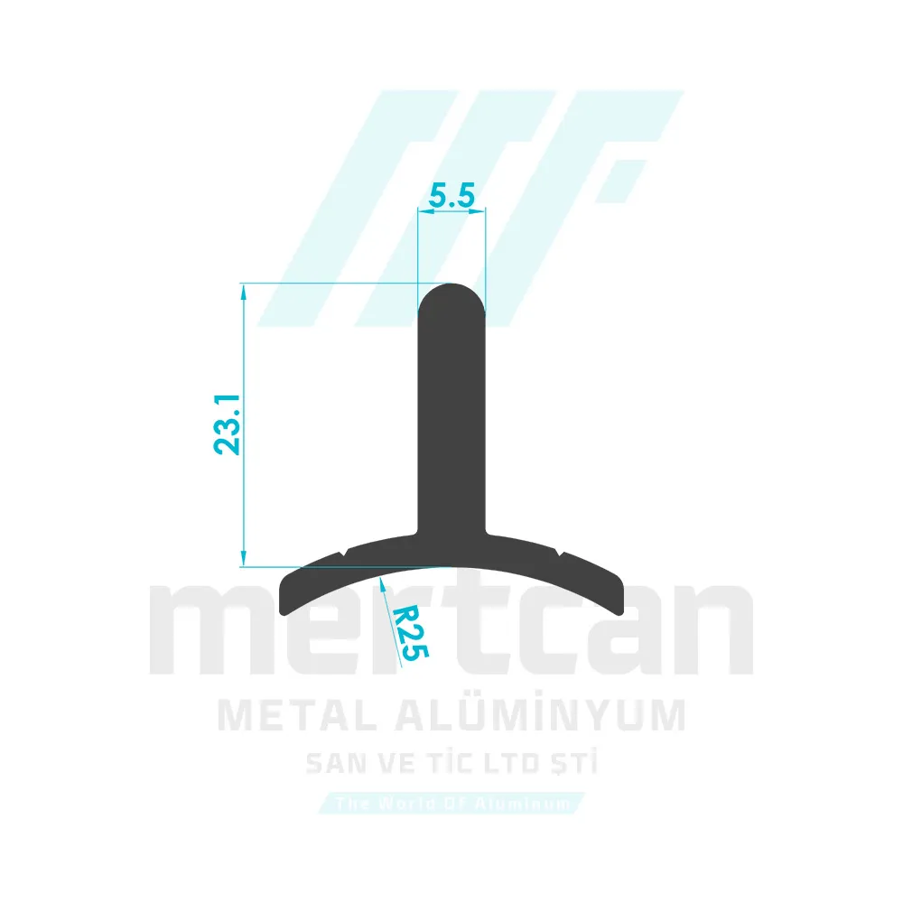 Crescent Connection Profile (5.5mm)