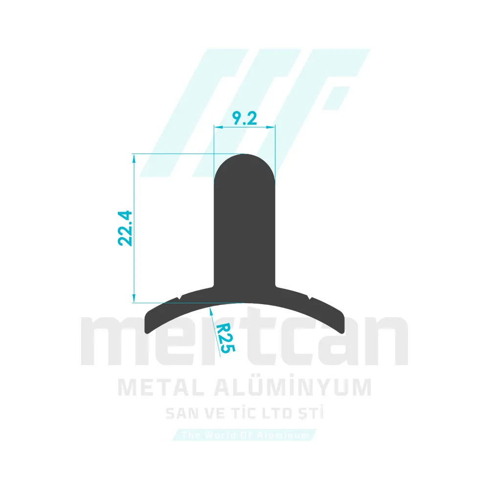 Crescent Connection Profile (9.2mm)